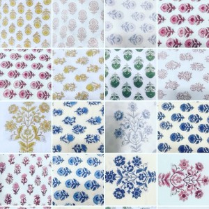 Jasmine White London Handblock printed designs