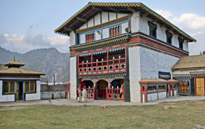 Monastry in Himalayan Mountains