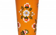 Jasmine White London hand painted Tara enamelware tumbler