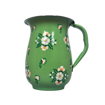 Jasmine White London hand painted Lucy enamelware Jug