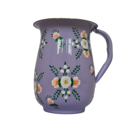 Jasmine White London hand painted Gaia enamelware Jug