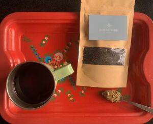 Jasmine White London Herbal Chai Tea Blend combining specially selected aromatic and healing herbal spices Available now
